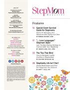 StepMom Magazine April TOC1