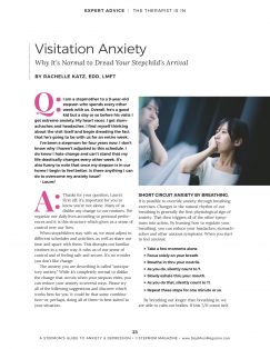 visitation anxiety